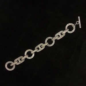 Fab Silver "Rope" Bracelet